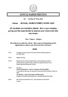 Agenda ANNUAL PARISH MEETING 19.05.2026